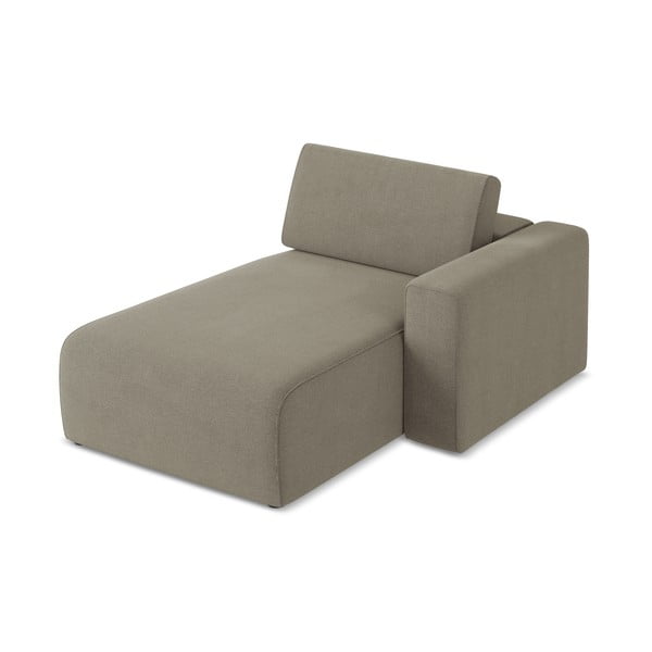 Modul pentru canapea modulară maro deschis (cu colț pe partea dreaptă) Kalea – Makamii-image-4