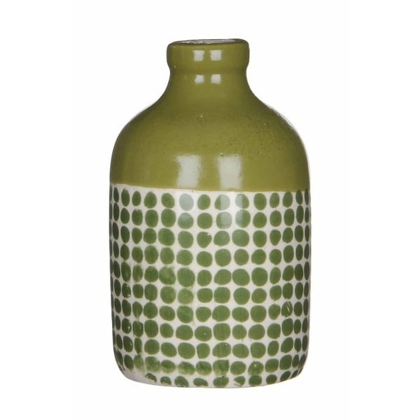 Vază din ceramică Mica Fabio, 145 x 8,5 cm, verde