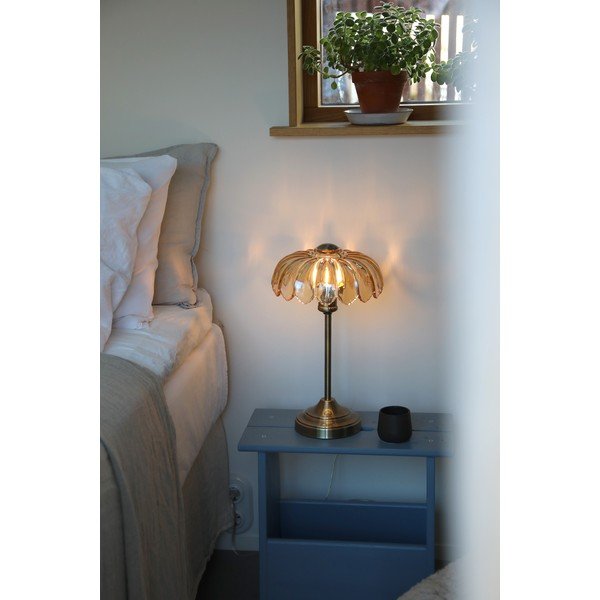 Veioză alămie/chihlimbar (înălțime 43 cm) Kurage – Markslöjd-image-1