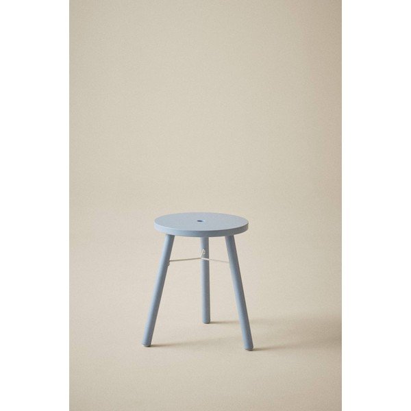 Scaun tip taburet albastru deschis Kinna – Jotex-image-1