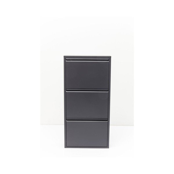 Pantofar metalic Kare Design Caruso, negru antracit-image-1