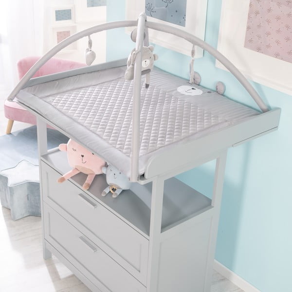 Saltea de joacă pentru copii gri 75x85 cm Style – Roba-image-1