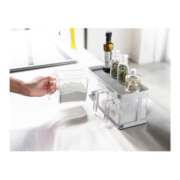 Recipiente 3 buc. pentru făină/pentru produse vrac Tower – YAMAZAKI-image-2