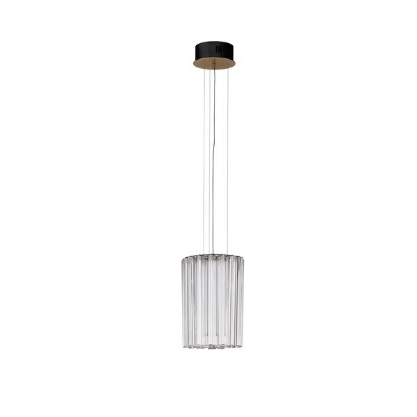 Lustră alămie LED cu intensitate reglabilă din oțel ø 22 cm Nol – Nova Luce