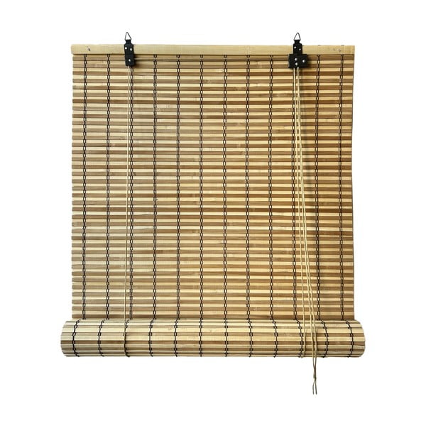 Jaluzea în culoare naturală din bambus 140x160 cm Java – Gardinia