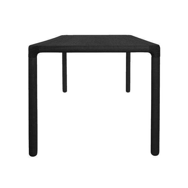 Masă de dining cu aspect de lemn de frasin 90x160 cm Storm – Zuiver-image-3