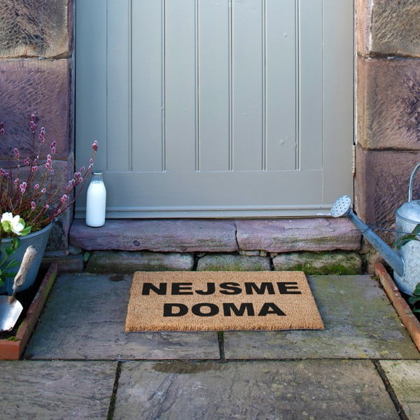 Covoraș de intrare din fibre de nucă de cocos 40x60 cm Nejsme Doma – Artsy Doormats-image-4