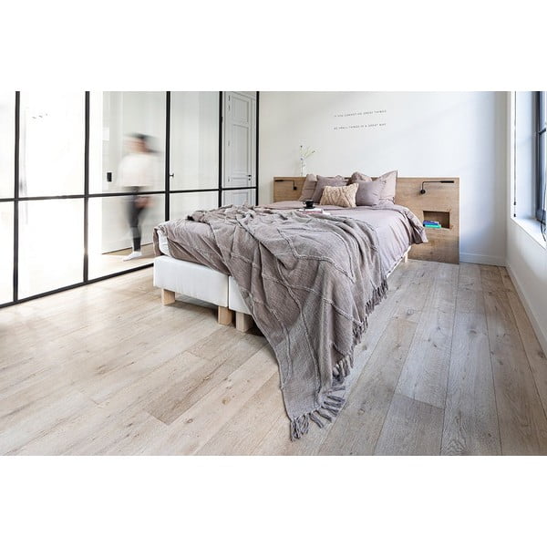 Cuvertură maro deschis din bumbac pentru pat dublu 250x260 cm Sahara - Tiseco Home Studio-image-1