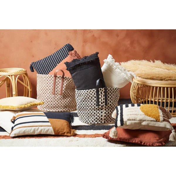 Coșuri de depozitare 2 buc. din material textil Courba – Sema-image-1