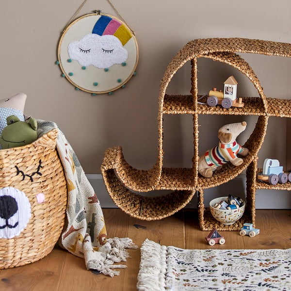 Raft pentru copii din ratan Elmar - Bloomingville Mini-image-1