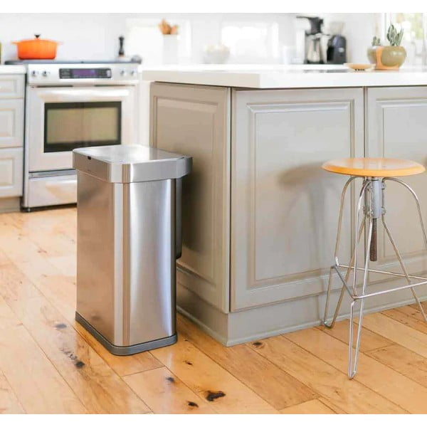 Coș de gunoi cu senzor din oțel inoxidabil 58 l - simplehuman-image-1