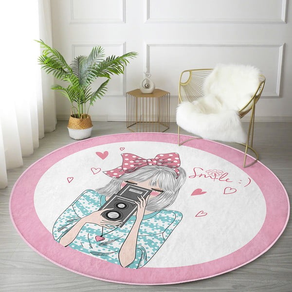 Covor rotund  pentru copii ø 120 cm Comfort – Mila Home-image-1