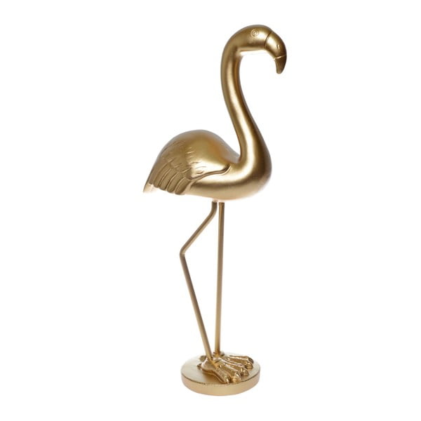 Statuetă Ewax Flamingo, înălțime 28 cm, auriu