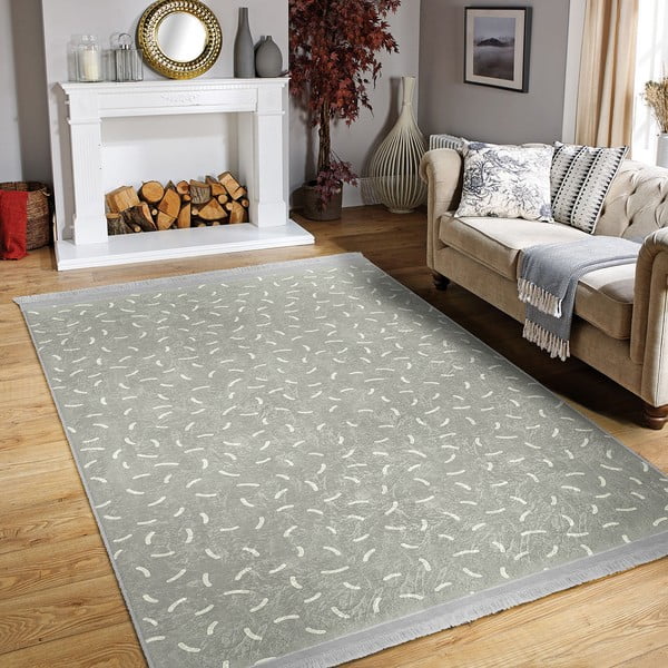 Covor verde de tip traversă 80x200 cm – Mila Home-image-3