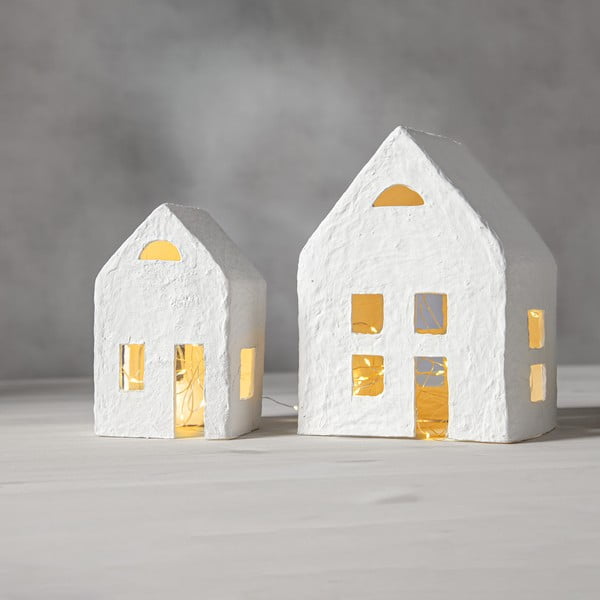 Decorațiune luminoasă de Crăciun albă 2 buc. Plain – Star Trading-image-2