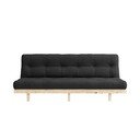 Canapea variabilă Karup Design Lean Raw Dark Grey