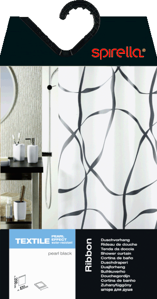 Perdea de duș 180x200 cm Ribbon – Spirella-image-1