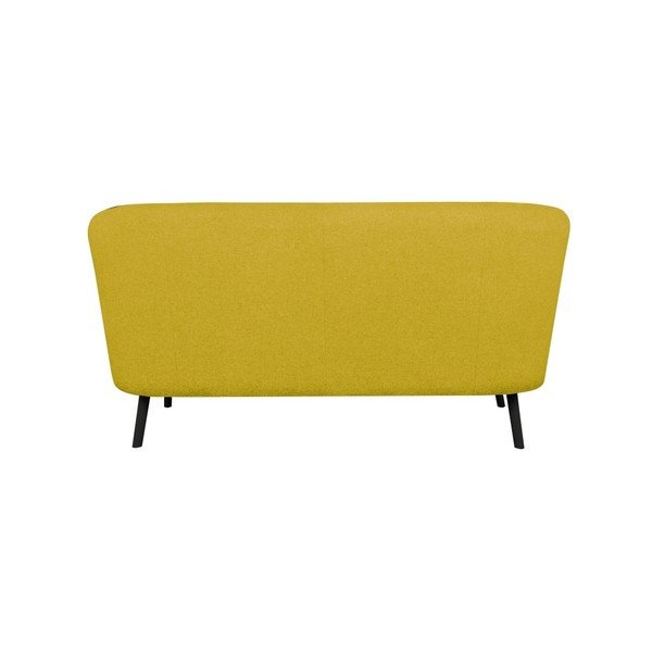 Canapea pentru 2 persoane Kooko Home Rock, galben -image-4