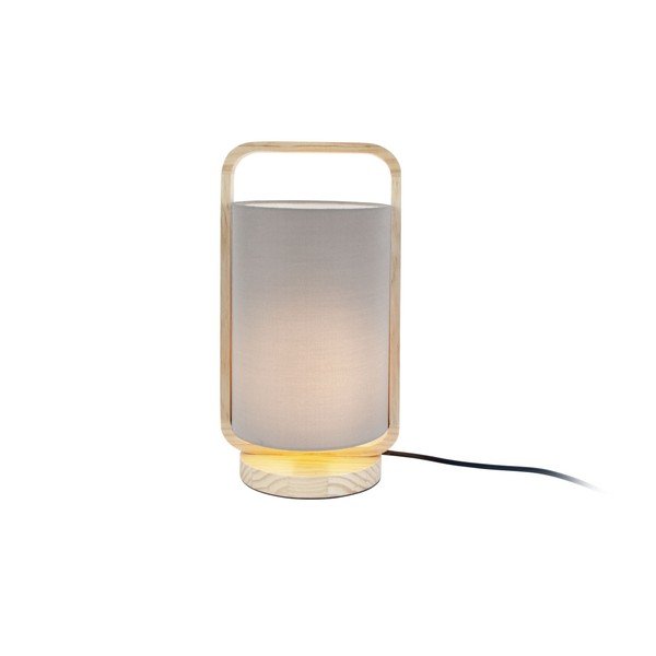 Veioză Leitmotiv Snap, înălțime 21,5 cm, gri-image-2