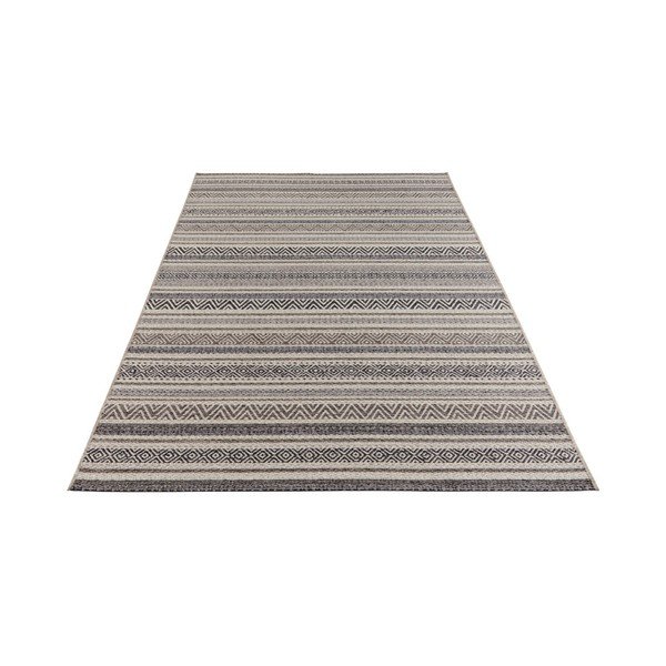 Covor potrivit pentru exterior Elle Decoration Bloom Rodez, 140 x 200 cm, maro - gri-image-2