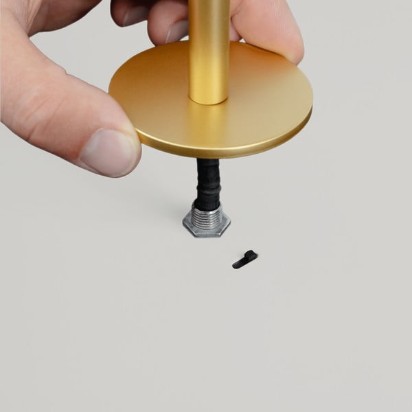 Lustră gri deschis LED cu intensitate reglabilă din metal cu abajur din metal ø 31 cm Asteria Plus – UMAGE-image-4