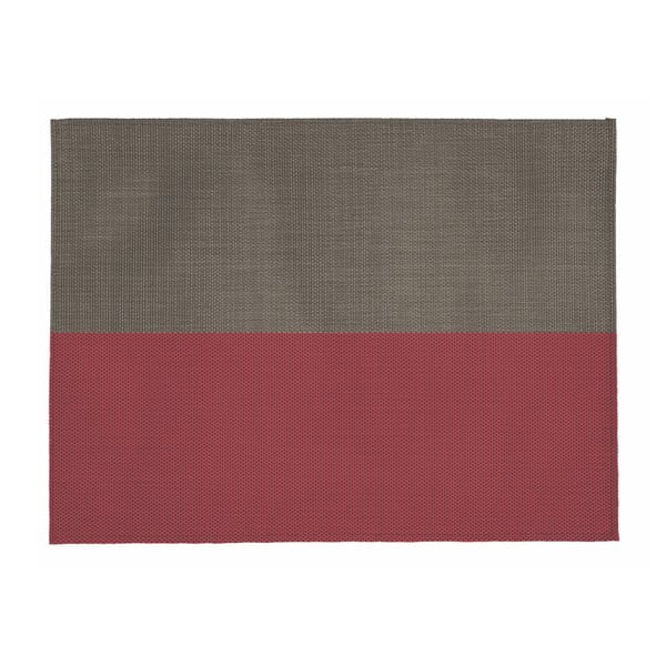 Suport pentru farfurie Tiseco Home Studio Stripe, 33 x 45 cm, bej - roșu