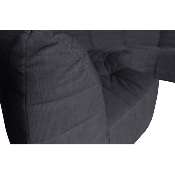 Colțar gri antracit cu tapițerie din catifea (colț variabil) Bag – WOOOD-image-1