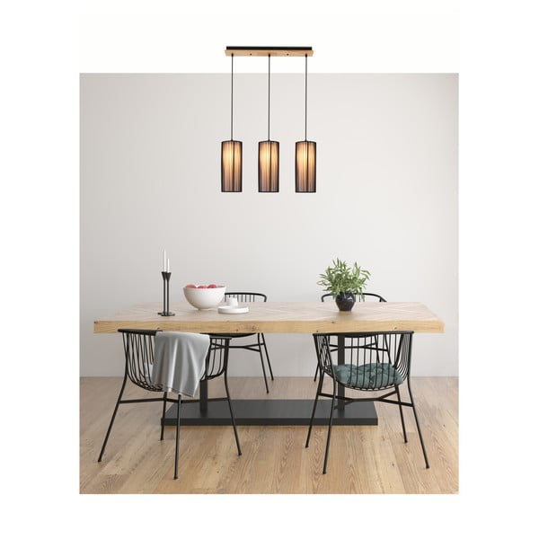Lustră cu abajur textil Kioto – Candellux Lighting-image-1