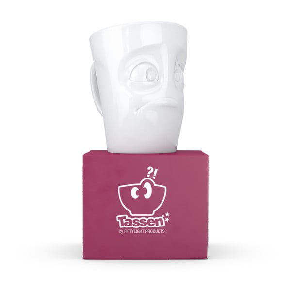 Cană din porțelan cu mâner, neajutorat 58products, alb-image-3