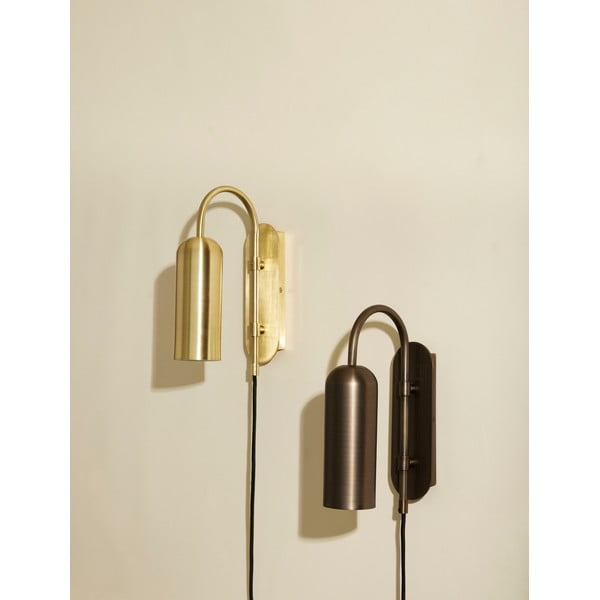 Aplică de perete aurie Zenith – Hübsch-image-1