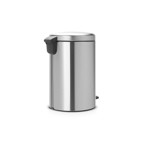 Coș de gunoi argintiu mat cu pedală din oțel 20 l NewIcon – Brabantia-image-3