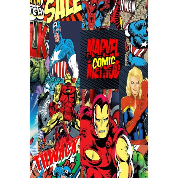 Covor antiderapant pentru copii Conceptum Hypnose Superheros, 180 x 280 cm-image-2