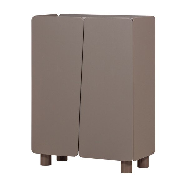 Dulap maro din lemn de pin 100x135x45 cm Root – WOOOD