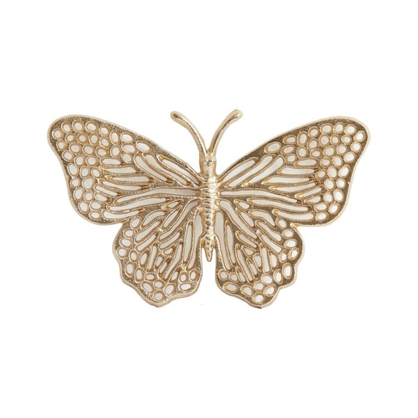 Decorațiune de perete din metal 26x16 cm Butterfly – Light & Living