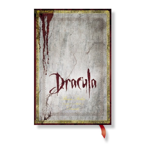 Carnețel cu copertă tare Paperblanks Dracula, 10 x 14 cm