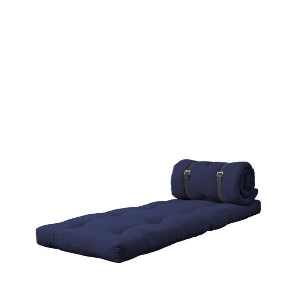 Fotoliu extensibil cu detalii din piele Karup Buckle Up Navy-image-3