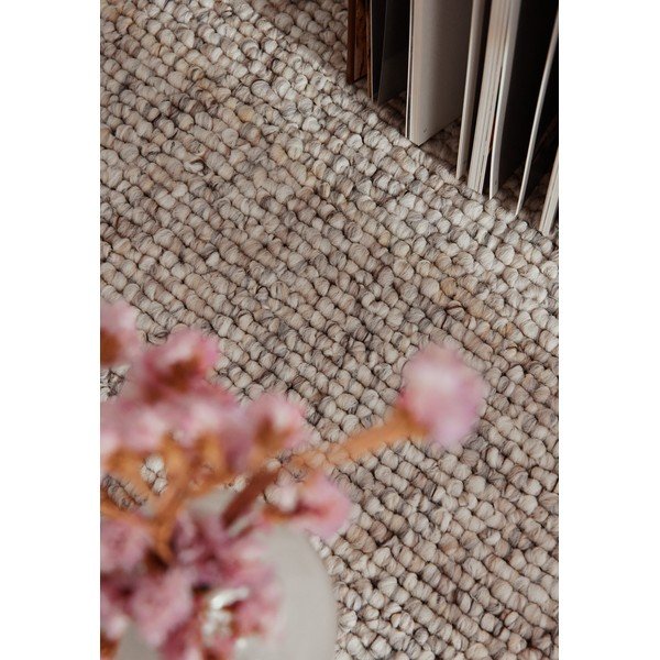 Covor gri/crem lavabil 80x150 cm Rocco Dark Cream – Elle Decoration-image-4