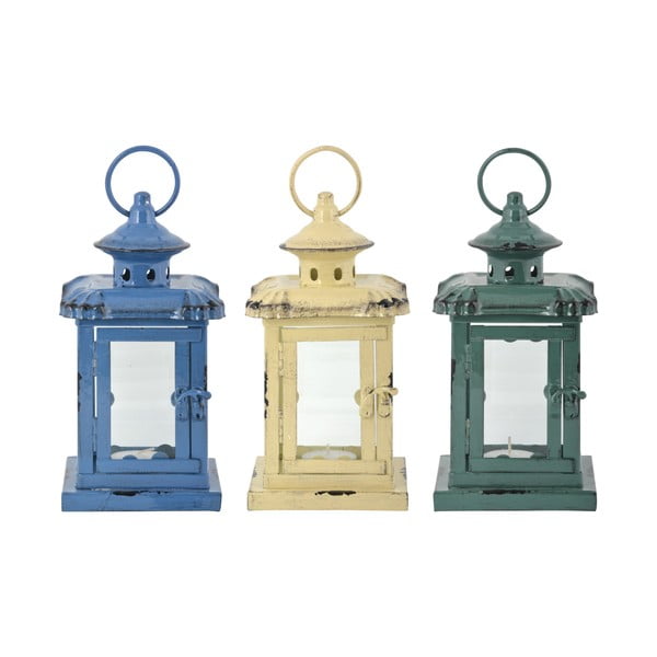 Set 3 felinare din metal Esschert Design Romantique, înălțime 21,5 cm-image-3