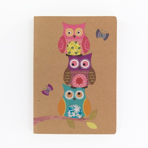 Caiet A5 GO Stationery Owls