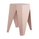 Scaun roz deschis din plastic Cherish – Leitmotiv