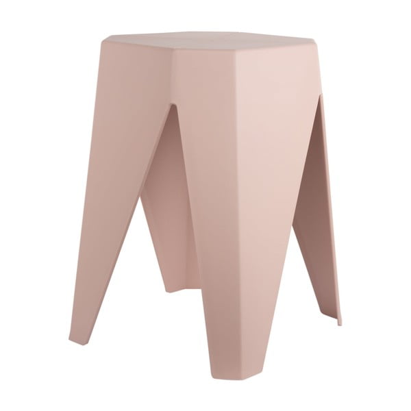 Scaun roz deschis din plastic Cherish – Leitmotiv