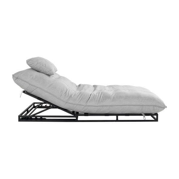 Șezlong de grădină cu perne bej Hartman Exclusive, negru-image-3