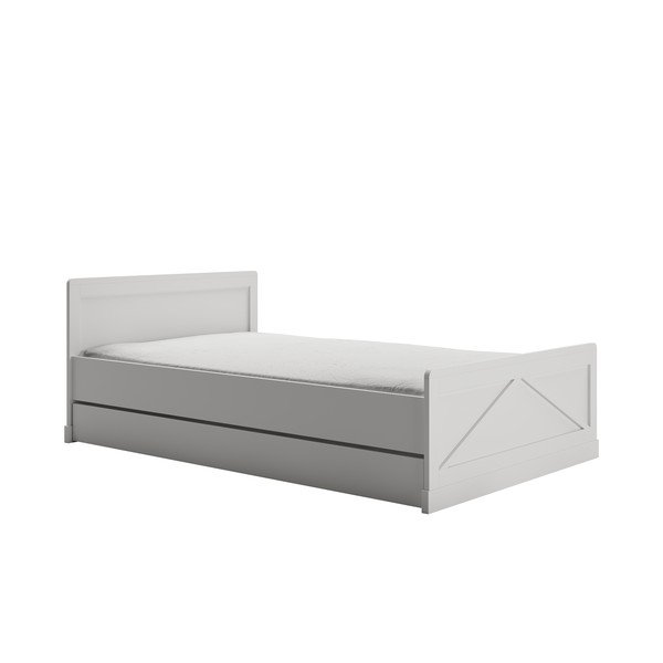 Pat pentru copii  alb 120x200 cm Marie – Pinio-image-2