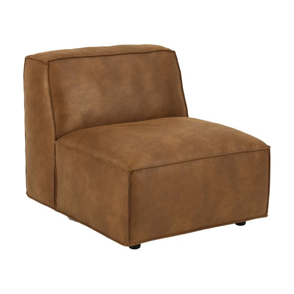 Modul pentru canapea maro coniac (de mijloc) Fairfield Kentucky – Bonami Selection-image-3