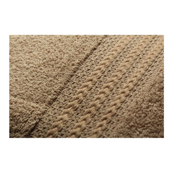 Set 4 prosoape baie Foutastic Home, 70 x 140 cm, maro-image-1