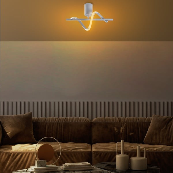 Plafonieră gri LED ø 7 cm Likma – Opviq lights-image-4