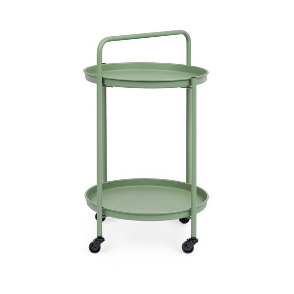 Măsuță de servire cu roți din oțel ø 44,5 cm Austin – Yes Everyday-image-1