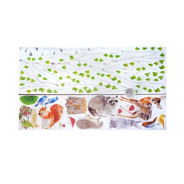 Autocolant detașabil Chocovenyl Birch Woodland-image-1