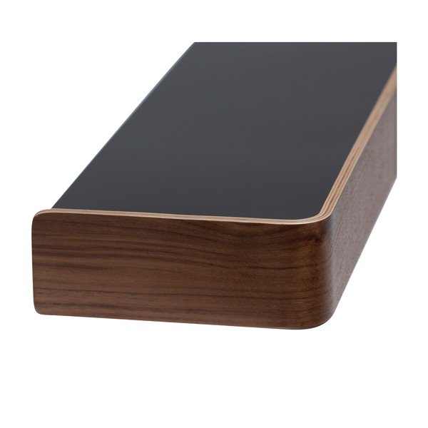 Cuier de perete în culoare naturală închisă cu raft cu aspect de lemn de nuc Protopia – DAN-FORM Denmark-image-4