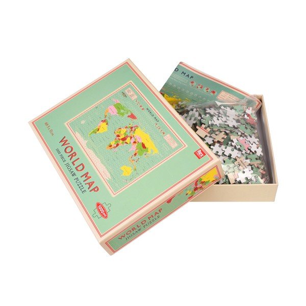Puzzle (număr de piese 1000) World Map – Rex London-image-2